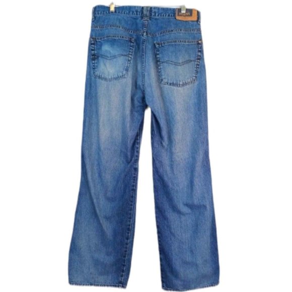 Men's Mavi Relaxed Wide Leg Jeans Size 33 - Picture 5 of 10